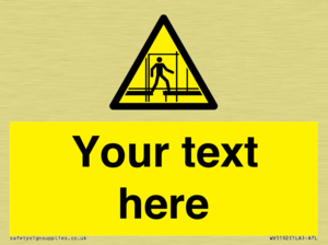 Custom Scaffold Incomplete Sign